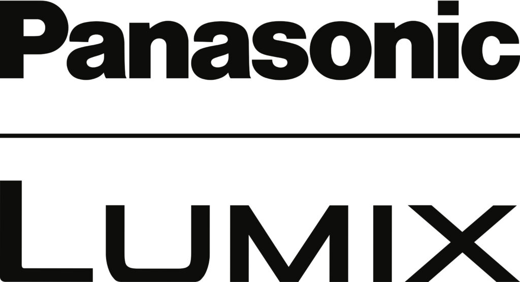 Panasonic Lumix logotyp. Sponsor av Riksfototräffen