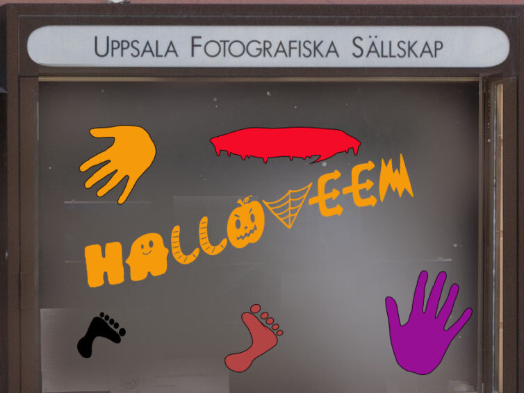 Halloween i skyltskåpet